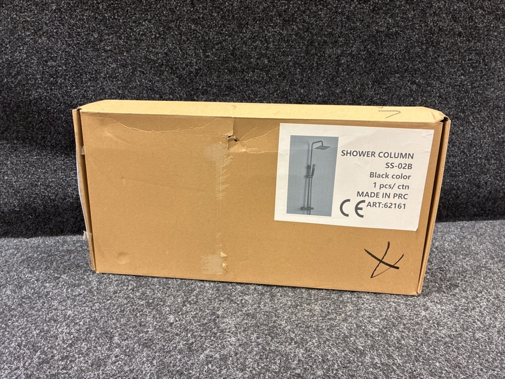 1505345-2 Ceiling shower with hand shower Black - Rone