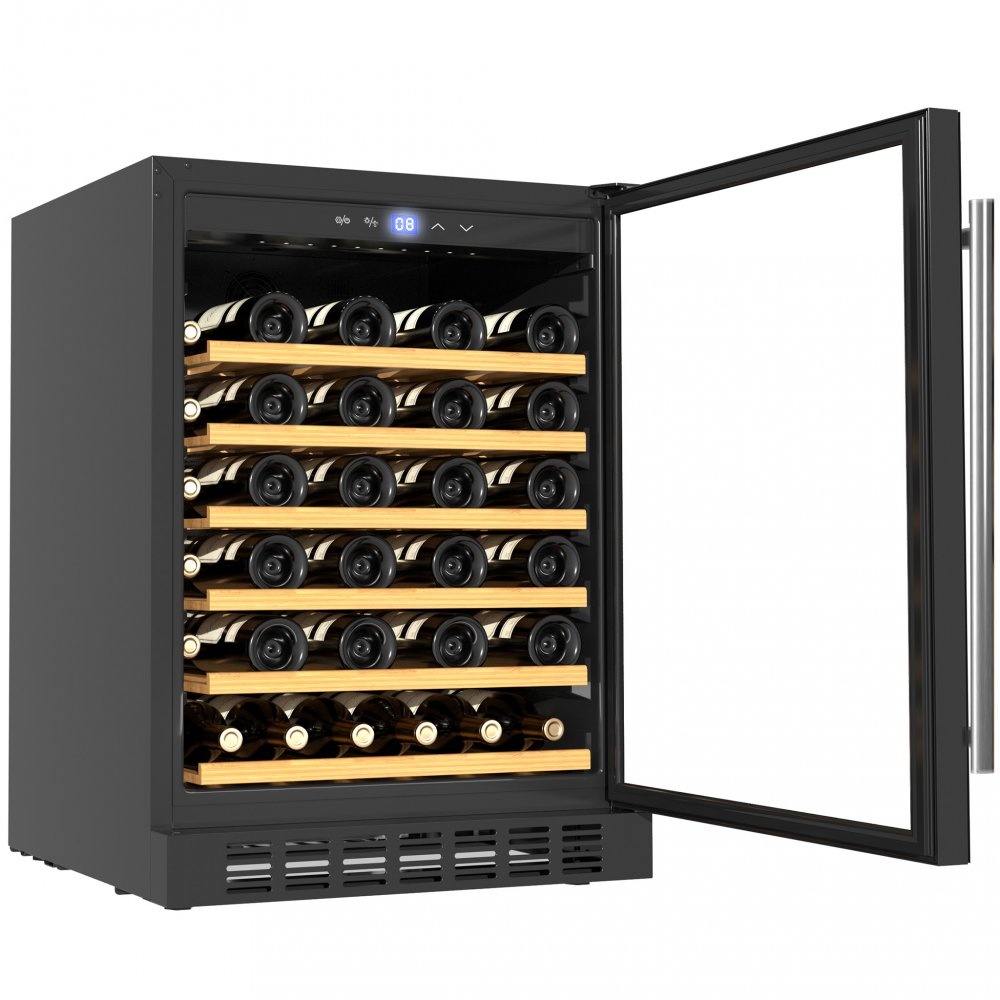 1602442-1 Large built-in wine cooler 46 bottles | LED lighting