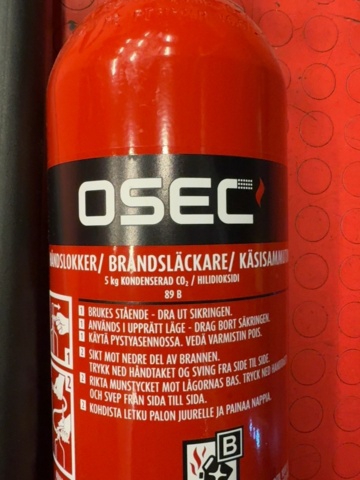 1458551-4 Koldioxidbrandsläckare - OSEC