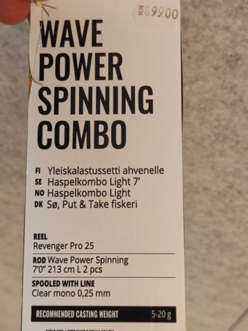 1485834-12 Fiskespö med haspelrulle 6st Okuma
