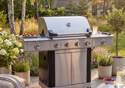 Dallas Premium stainless steel gas grill - 6 burners & grate