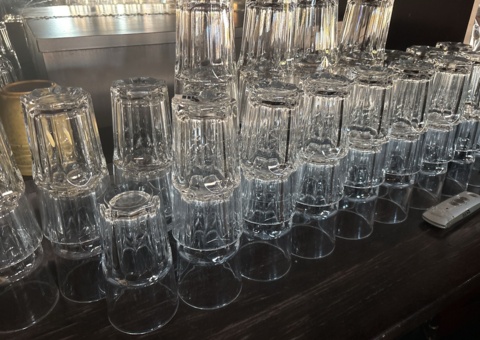 Various drinking glasses