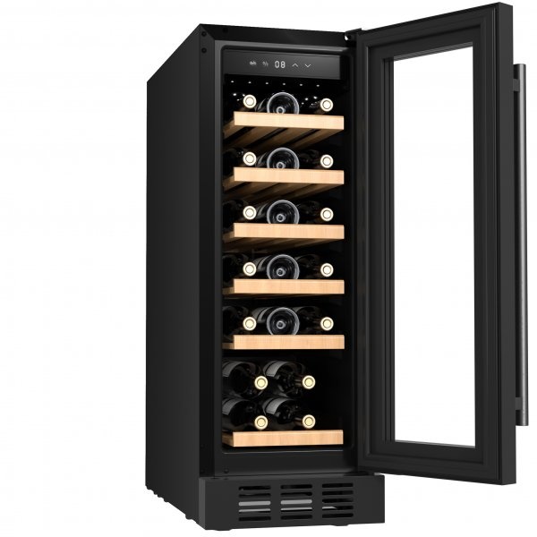 1602468-1 Built-in wine cooler 19 bottles | Extra quiet | LED lighting | 30cm narrow