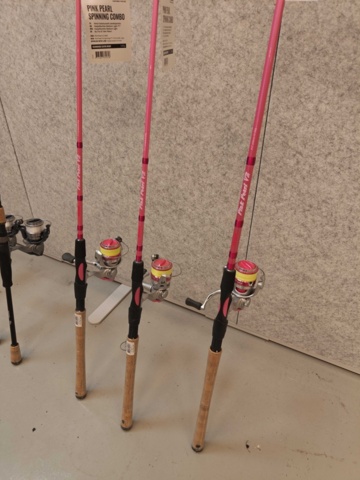 1485837-2 10st fiskespön med rullar Okuma, Daiwa