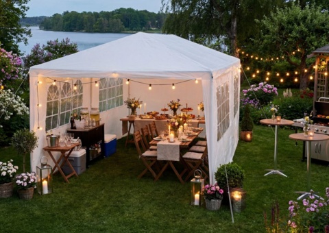 Party tent 3x6m