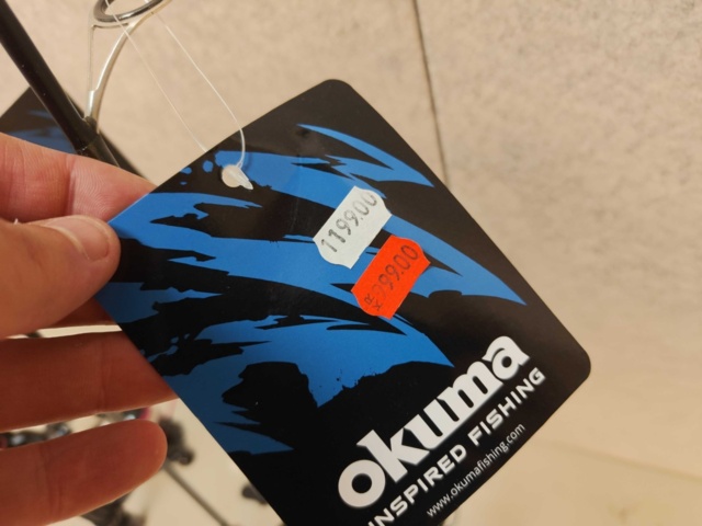 1485837-17 10st fiskespön med rullar Okuma, Daiwa