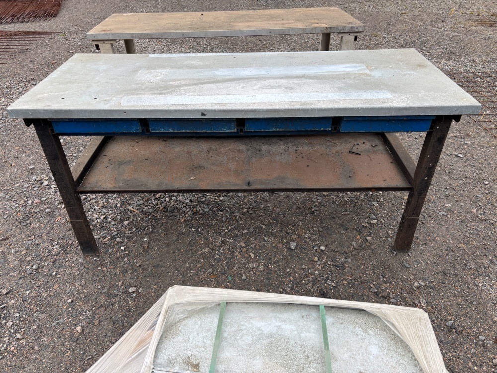 1563575-1 Work table with storage – 200 x 80 cm
