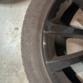 1600227-3 Däck på aluminiumfälgar 8 st och sommardäck 2 st