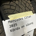 1600224-5 Däck på aluminiumfälg 8 st