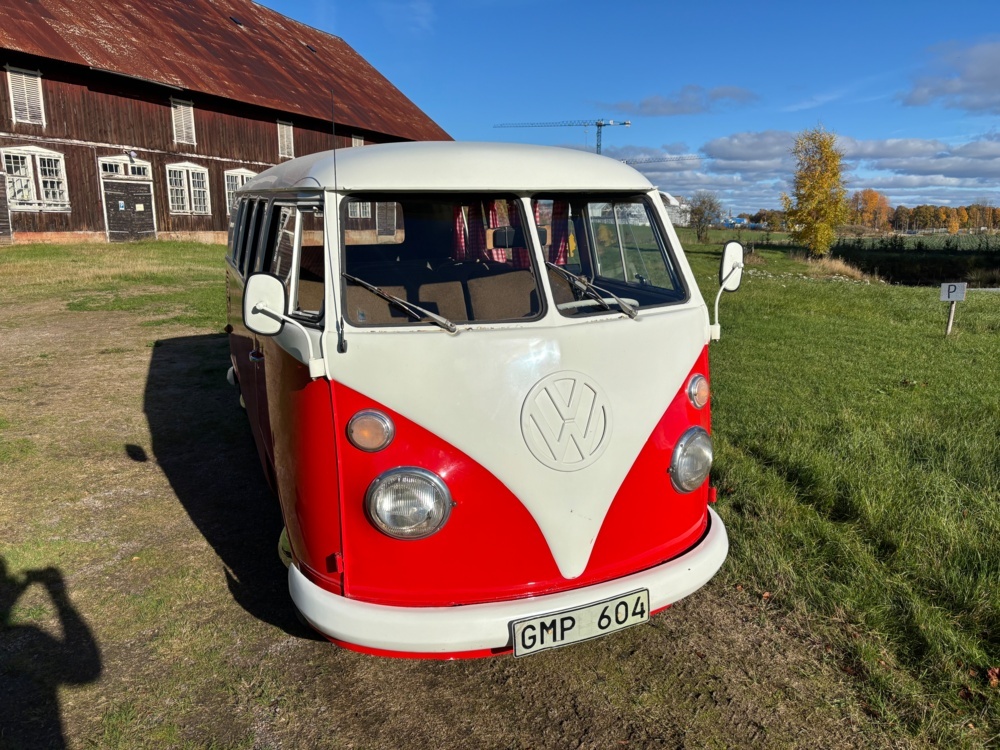 1563585-2 Volkswagen Transporter 1500 Minibuss 1.5 H4 Manuell, 42hk, 1964