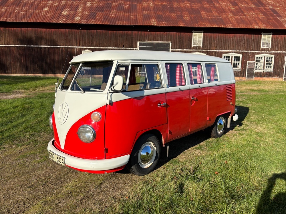 1563585-1 Volkswagen Transporter 1500 Minibuss 1.5 H4 Manuell, 42hk, 1964