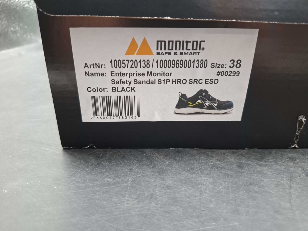 1602893-2 Skyddssandaler - Monitor, Enterprise, stl 38