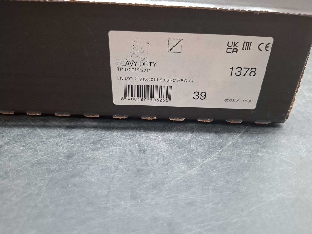 1602900-2 Skyddskängor - Jalas, Heavy Duty, stl 39