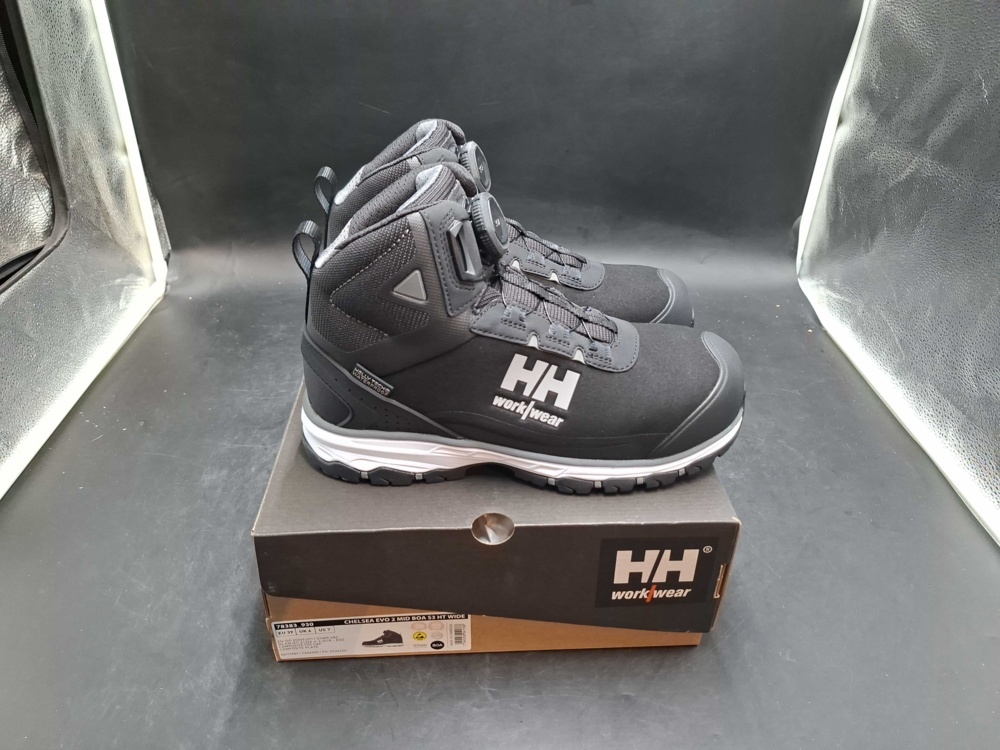 1602903-1 Skyddskängor - Helly Hansen, Chelsea Evo 2 Mid BOA S3 HT Wide, stl 39