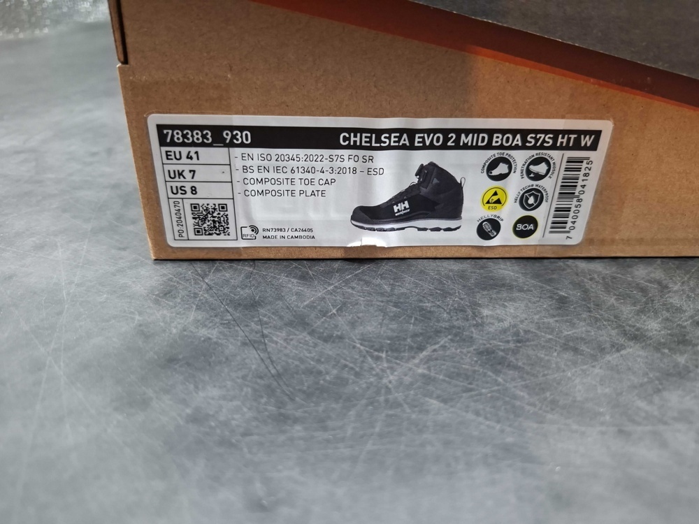 1602920-2 Skyddskängor - Helly Hansen, Chelsea Evo 2 Mid BOA S7S HT W, stl 41