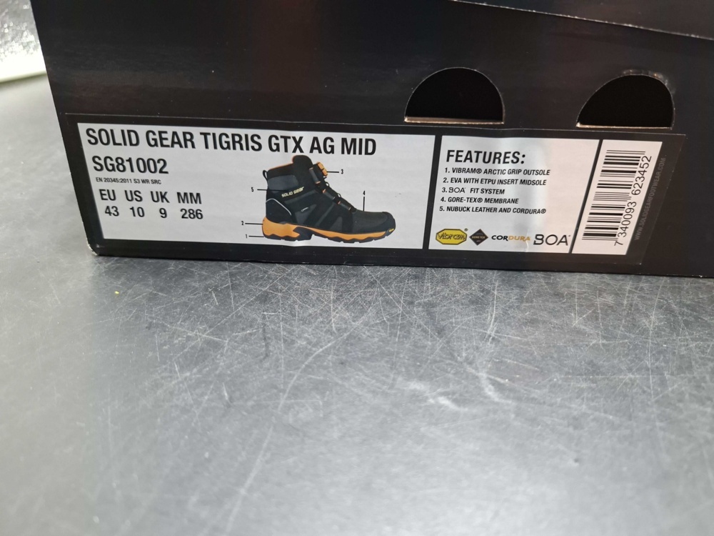 1603457-2 Skyddskängor - Solid Gear, Tigris GTX AG Mid, stl 43