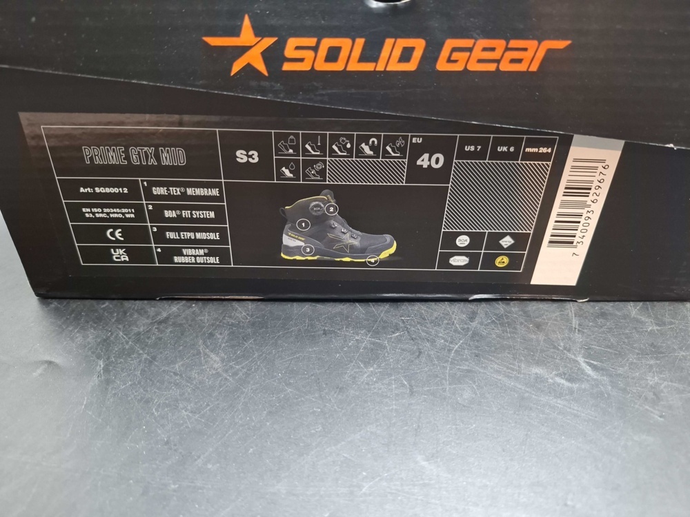 1603471-2 Skyddskängor - Solid Gear, Prime GTX Mid, stl EU 40