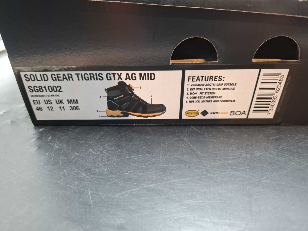 1603473-2 Skyddskängor - Solid Gear, Tigris GTX AG Mid, stl EU 46