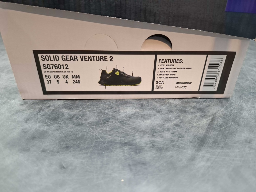 1603478-2 Skyddsskor - Solid Gear, Venture 2, stl EU 37