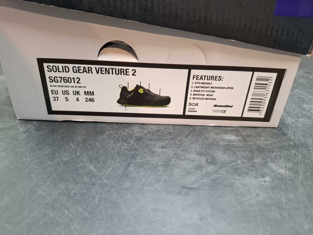 1603479-2 Skyddsskor - Solid Gear, Venture 2, stl EU 37