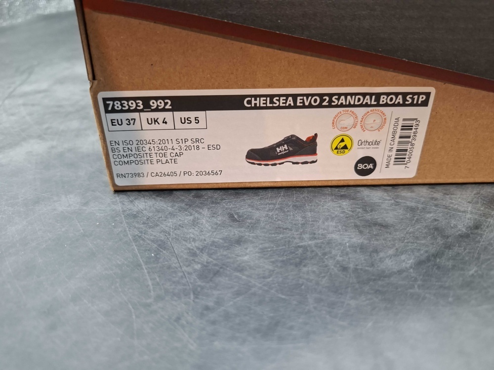1603484-2 Skyddssandaler - Helly Hansen, Chelsea Evo 2 Sandal BOA S1P, stl EU 37