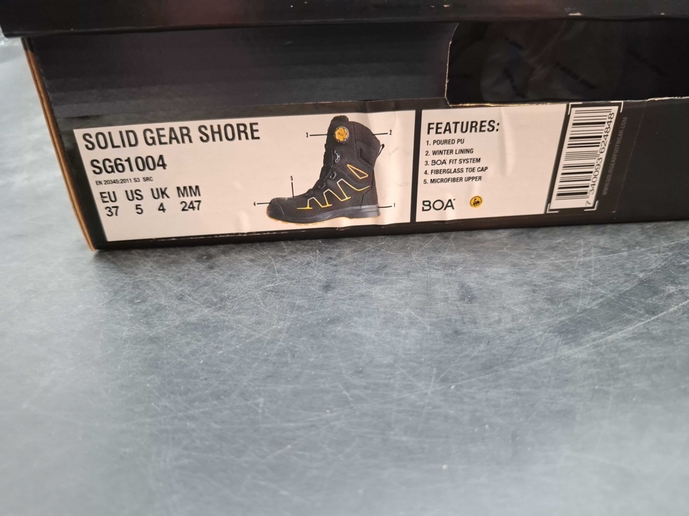1603486-2 Skyddskängor - Solid Gear, Shore, stl EU 37