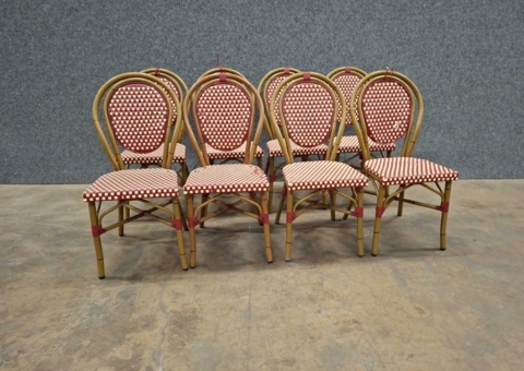 8 cafe chairs