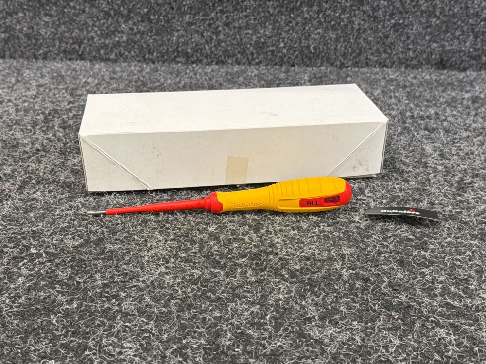 1603528-2 10 pcs VDE Phillips Screwdrivers Hultafors 445515 PH 1x100mm