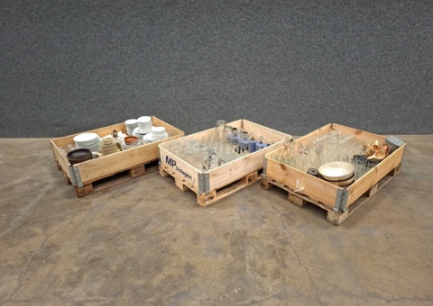 Plates, glasses, glass jars, bowls and much more
