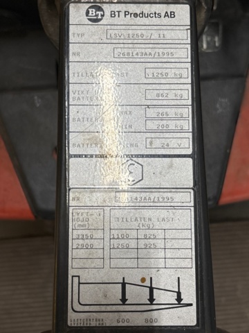 1600234-7 Ledstaplare - BT LSV 1250/11