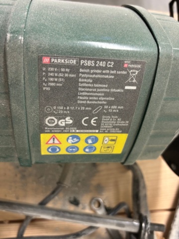 1600242-9 Pelarborrmaskin och slipmaskiner 2 st - Parkside, Chuan Te
