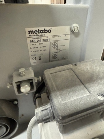1600243-7 Bandsåg - Metabo BAS 260 Swift
