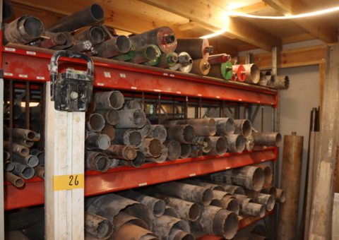 Wire saw Pellegrini TDI 25 + large batch of crowns and blades