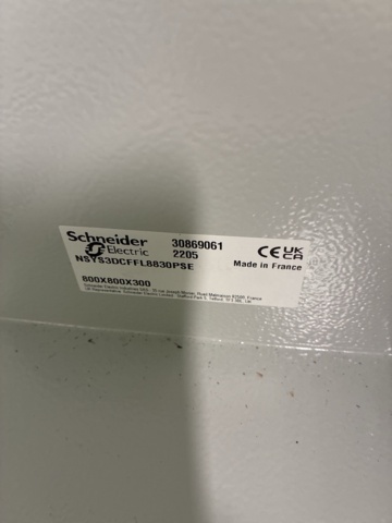 1602757-5 Väggskåp Schneider Electric Spacial S3D med FL21