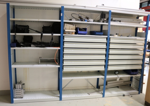 Shelving system 3 sections