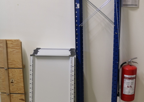 Shelving system 2 sections