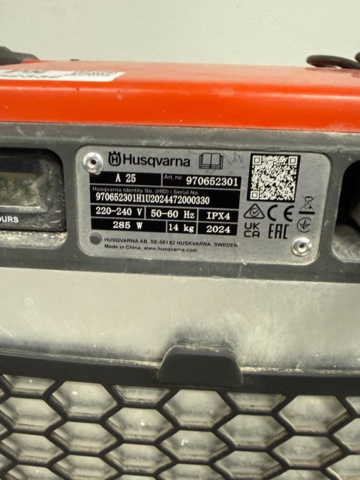 1352332-5 Husqvarna A25 Luftrenare, inkl några nya filter