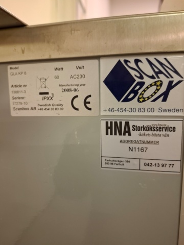1603736-5 Kylvagn - Scanbox GLA KP 8