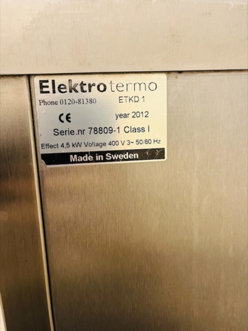 1603739-6 Kokeri - Elektrotermo ETKD 1