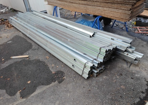 Lot with steel studs