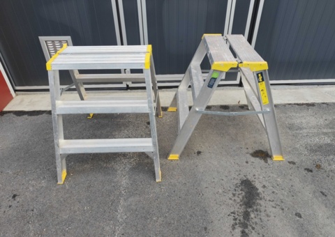 Two Wibe stepladders
