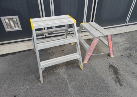 Two Wibe stepladders