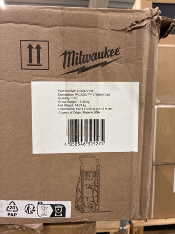 1602783-14 Transportkärra Milwaukee 4932472131 Packout