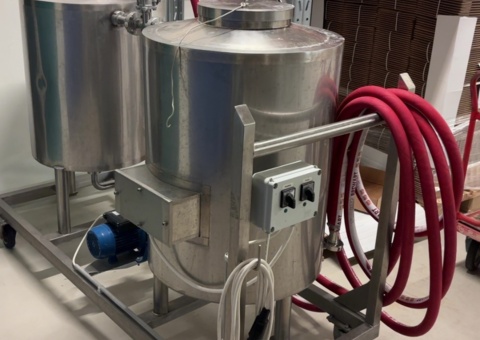 CIP plant with 2 tanks 2 x 200 L - Techimpex