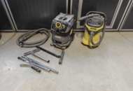 1484692 Two Kärcher industrial vacuum cleaners