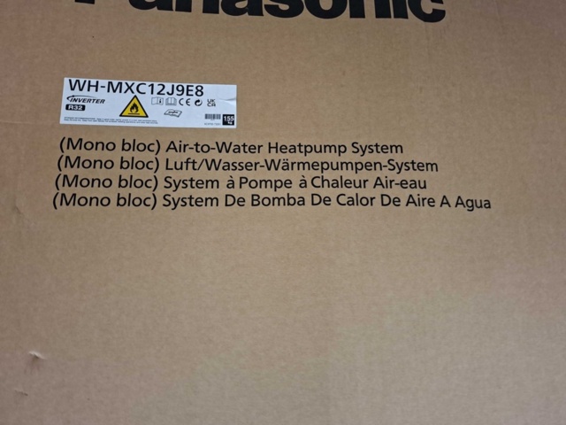 1602787-13 Luft-vatten-värmepump Panasonic Monoblock WH-MXC12J9E8