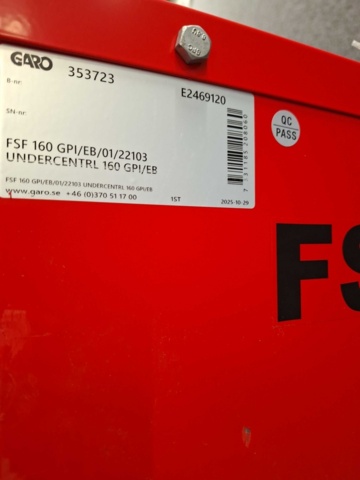1602788-14 Undercentral Garo GPI FSF160