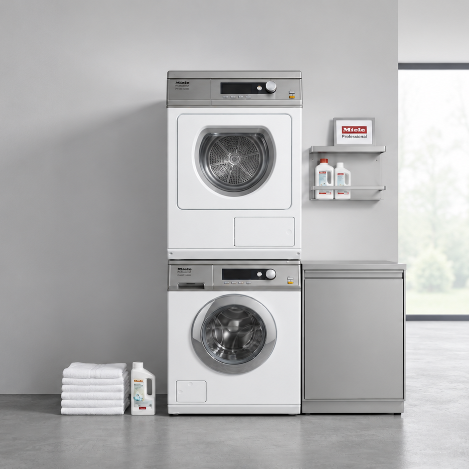 1587421-1 Tvätt- och torkpelare Miele Professional PW 6055 Vario / PT 7136 Vario - 1 set