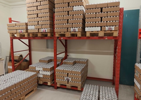 Pallet racking 2 sections
