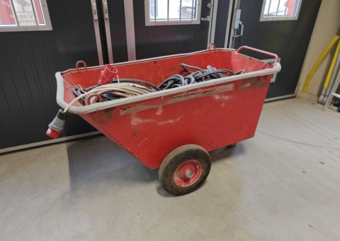 Material trolley Starke Arvid containing mixed cable